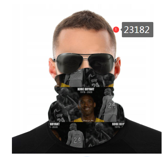 NBA 2021 Los Angeles Lakers #24 kobe bryant 23182 Dust mask with filter->nba dust mask->Sports Accessory